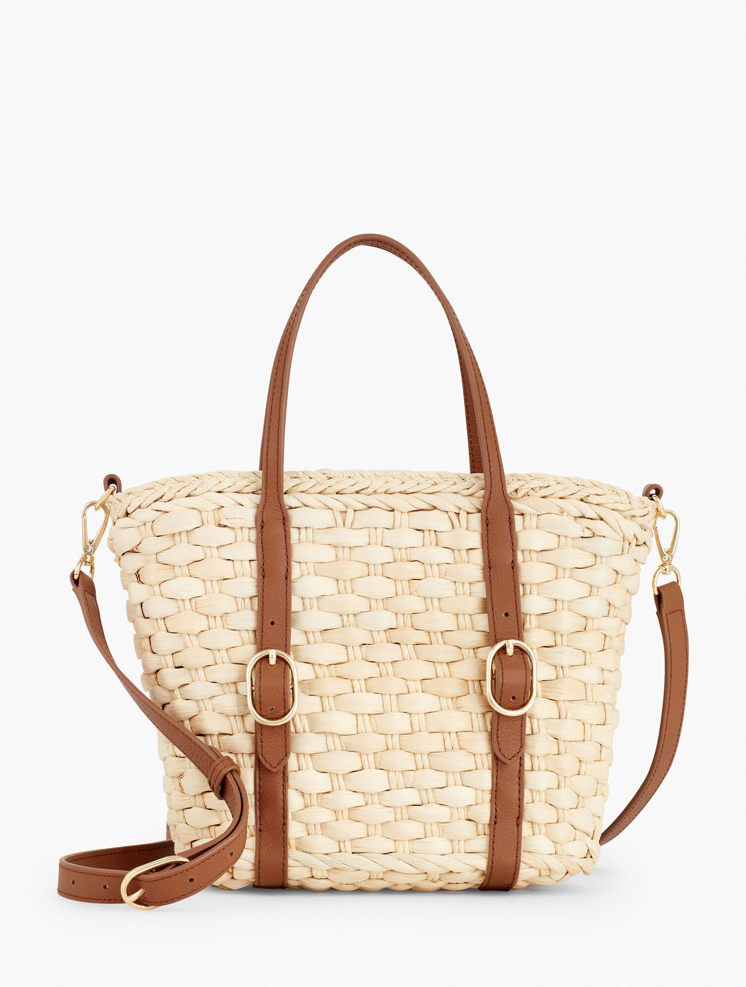 Woven Cornhusk Tote | Talbots