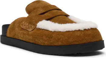 Steve Madden Tomlin Faux Fur Trim Mule (Women) | Nordstrom | Nordstrom
