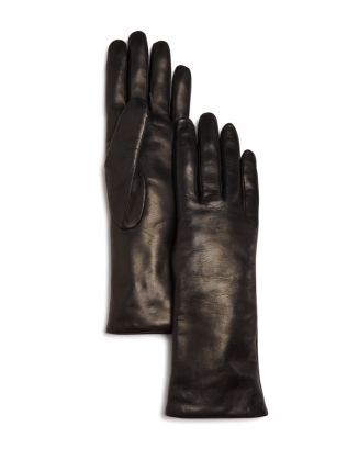 Cashmere Lined Leather Gloves - 100% Exclusive | Bloomingdale's (US)