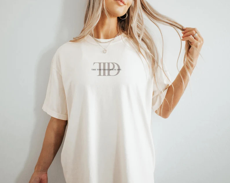 The Tortured Poets Department Comfort Colors Shirt TTPD Double Sided Tee the Chairman Shirt Trend... | Etsy (US)