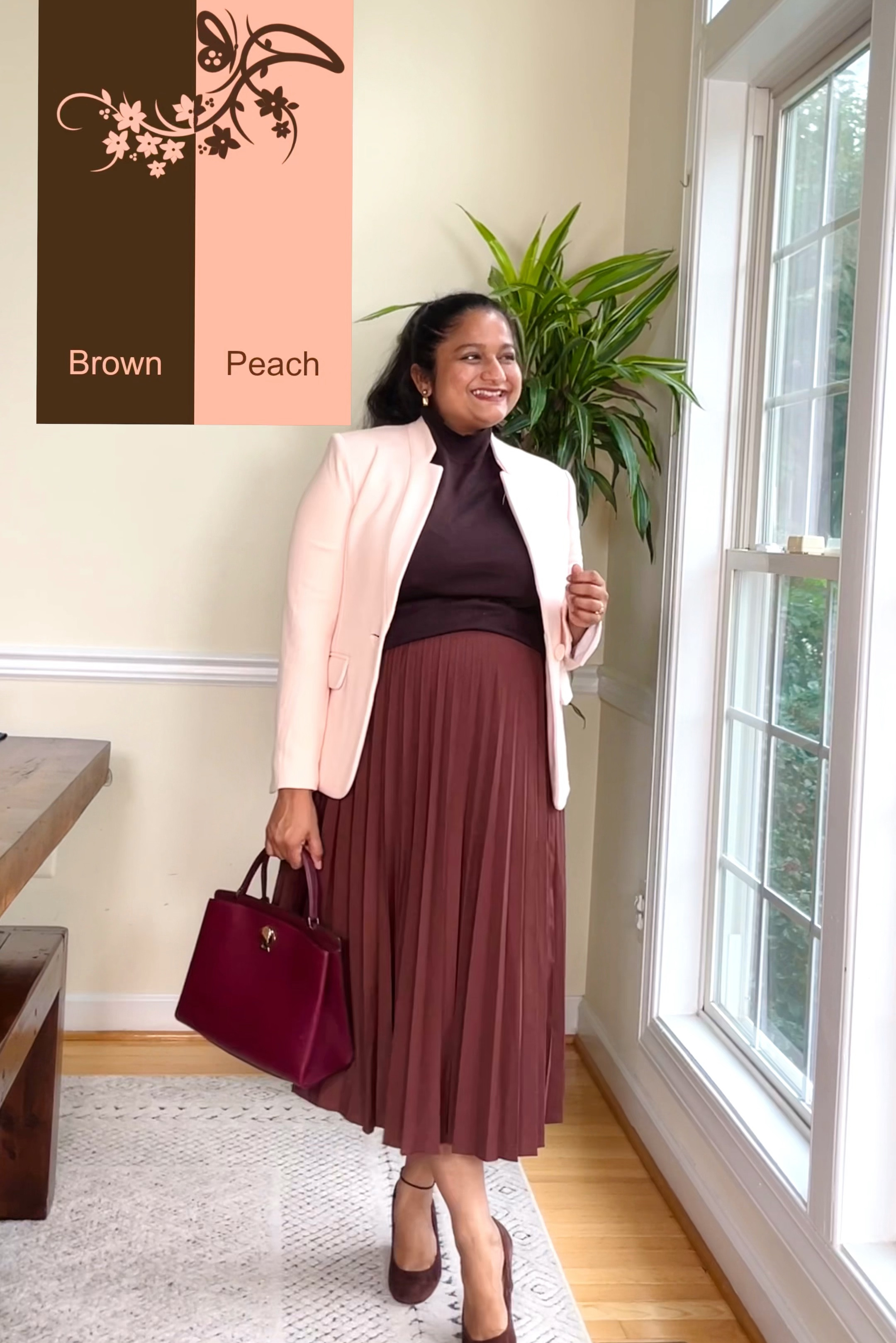 How to wear Brown for fall,  Brown color outfit ideas 
Old Uniqlo skirt, linked similar 
@gibson blazer in size M 
@gap brown sweater in size M
@amazonfashion brown pleated dress in size S (fits loose)
@oldnavy plajd blazer in size S 
@jcrewfactory metallic silver heels 

#LTKFindsUnder100 #LTKBump #LTKWorkwear