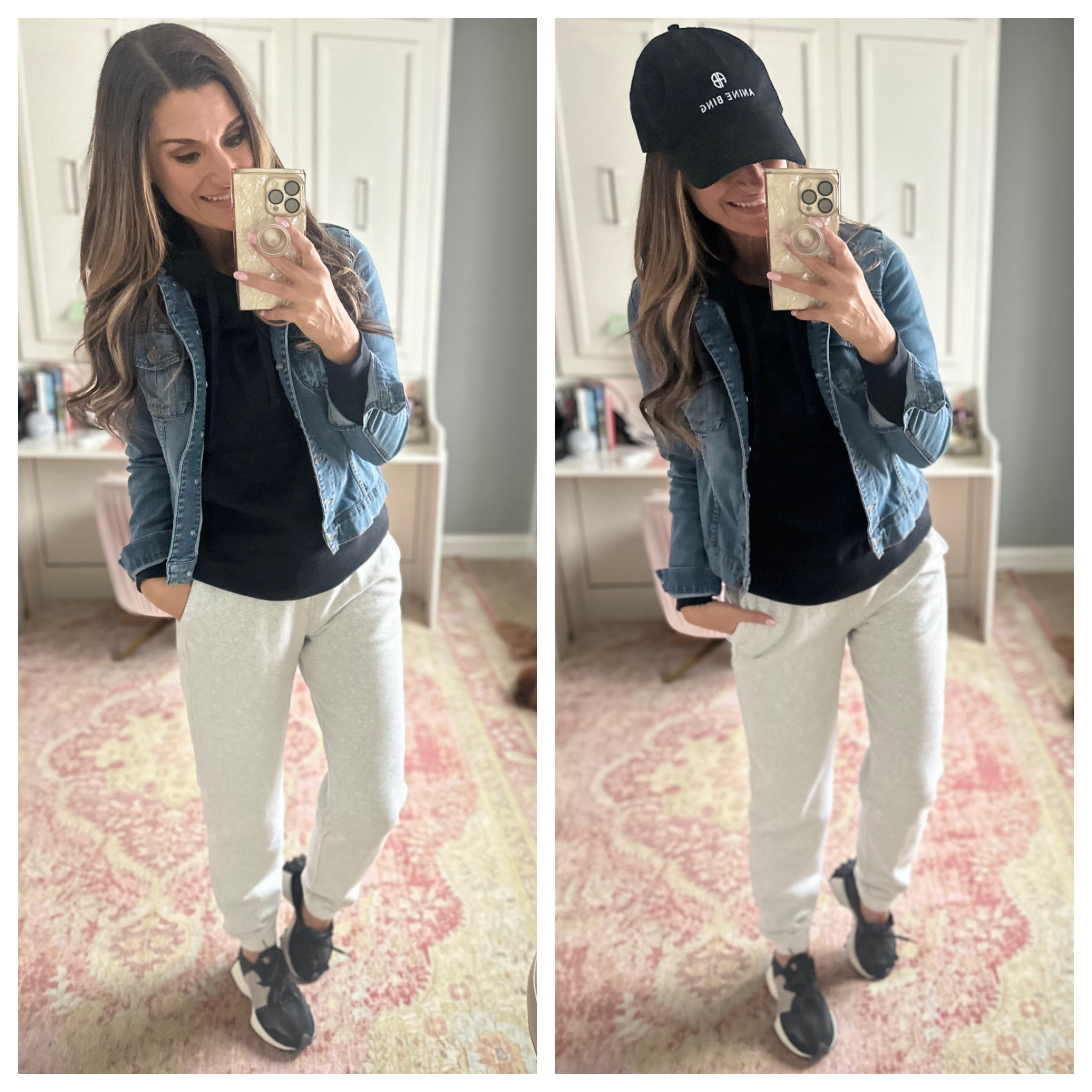 How to style grey joggers 

#LTKstyletip #LTKfindsunder50 #LTKover40