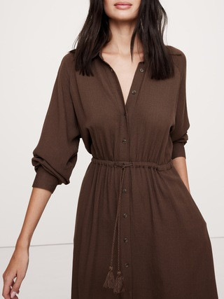 Gauze Shirt Dress | Banana Republic (US)