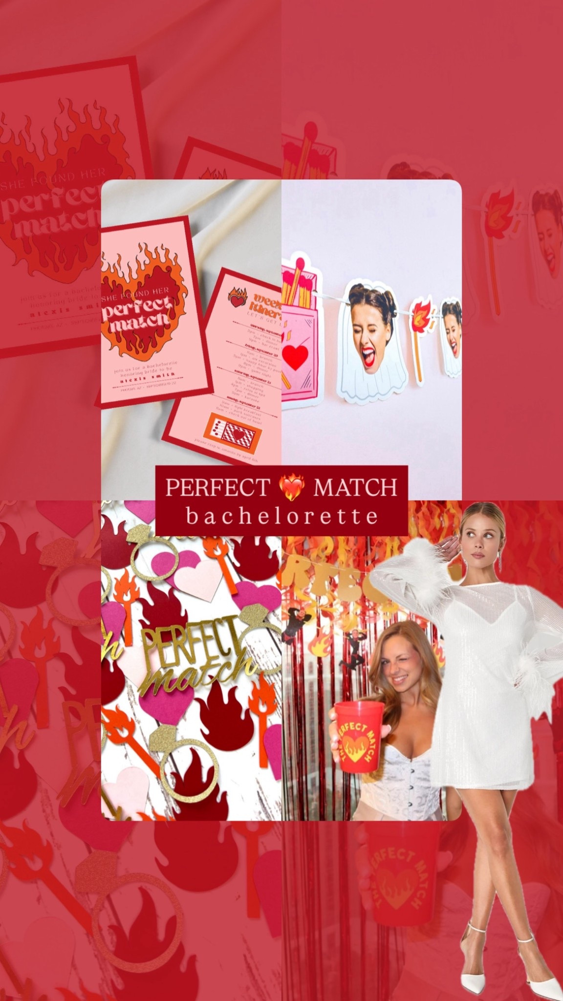 Perfect Match Bachelorette Party Theme ❤️‍🔥

#LTKWedding