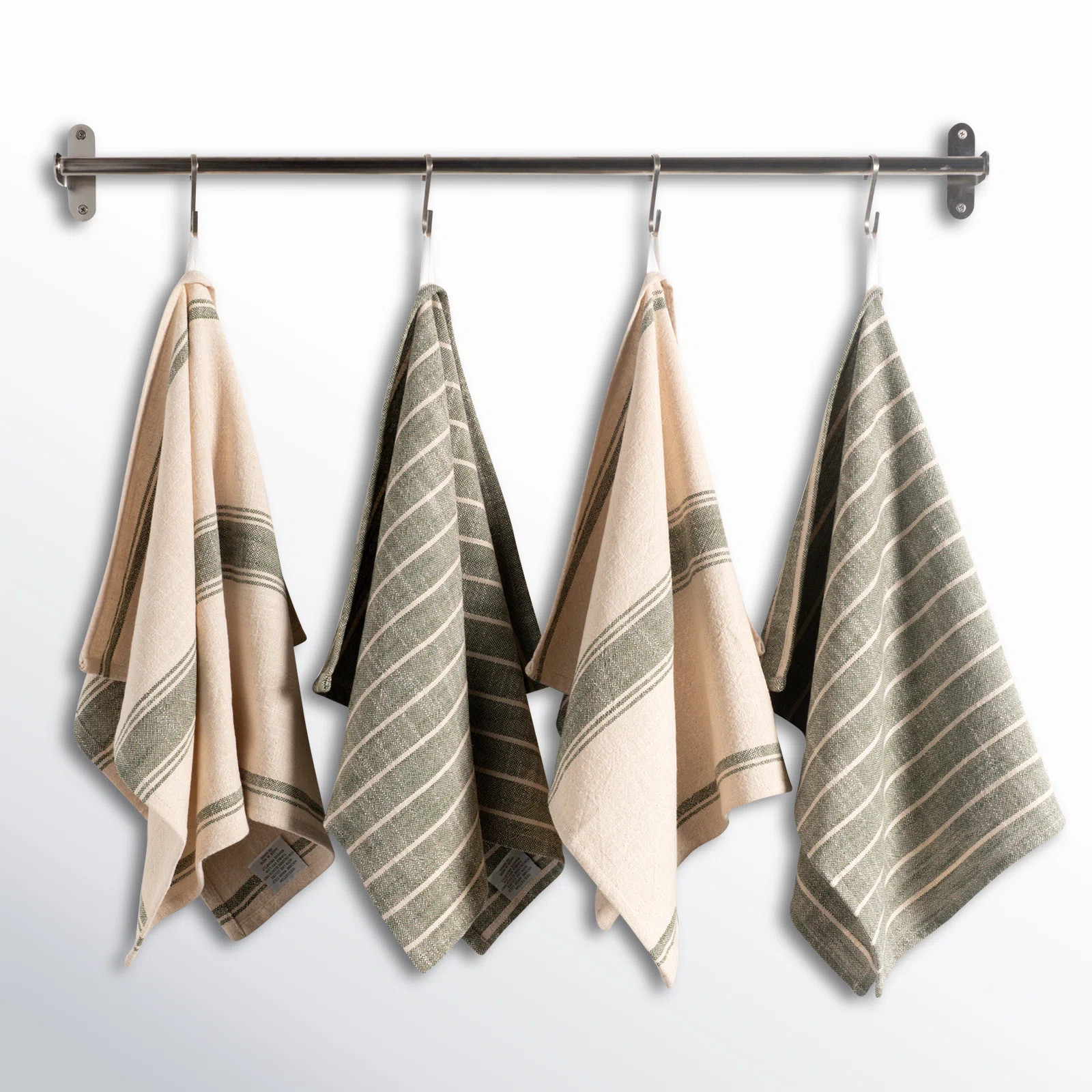 Cotton Stripe Tea Towel Kitchen Towel | Wayfair North America