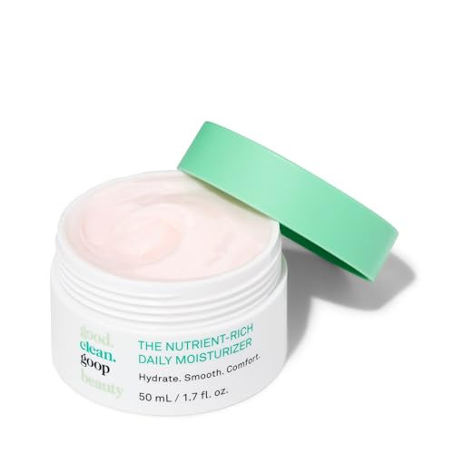 good.clean.goop beauty The Nutrient-Rich Daily Moisturizer | Hydrating Face Moisturizer for Smooth Skin | Niacinamide, Raspberry Seed Oil & Beetroot Extract | Vegan & Cruelty Free | 1.7 Fl oz | Amazon (US)