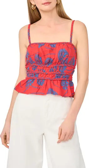 1.STATE Smocked Peplum Cami | Nordstromrack | Nordstrom Rack
