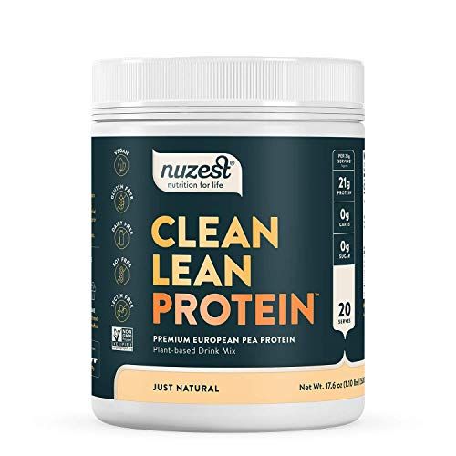 Just Natural (UNFLAVORED) Clean Lean Protein by Nuzest - Premium Vegan Protein Powder, Plant Protein | Amazon (US)