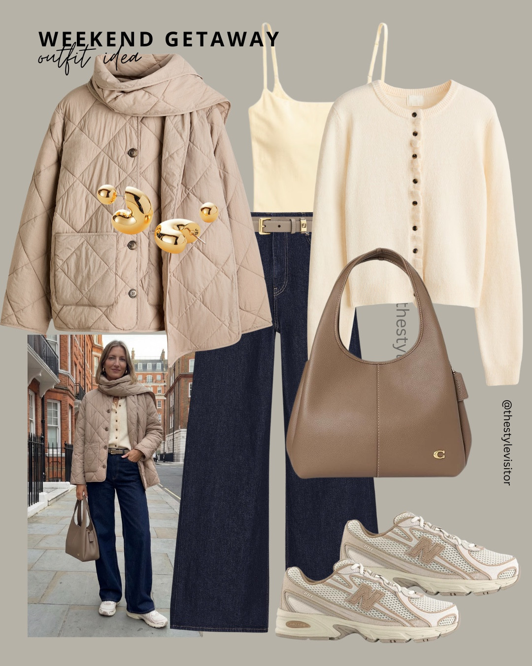 One pair of jeans, endless plans 👖✨
Layered knits, cosy outerwear and comfortable trainers make this the perfect travel-ready denim look. Easy, practical and chic enough for exploring all day 🤍

Like this post to save it to your favourite folder and come back later to shop.

Keywords: jeans outfit women, weekend getaway outfit, travel outfit denim, casual chic jeans, neutral travel outfit, timeless style women, layered denim look, capsule wardrobe travel, comfortable fashion women, classic jeans style, effortless weekend outfit, wardrobe staples women, neutral outfit ideas, modern casual style, chic travel outfit, everyday denim look, relaxed chic fashion, minimalist travel outfit, versatile jeans outfit, elevated basics look

#LTKgrwm #LTKSeasonal