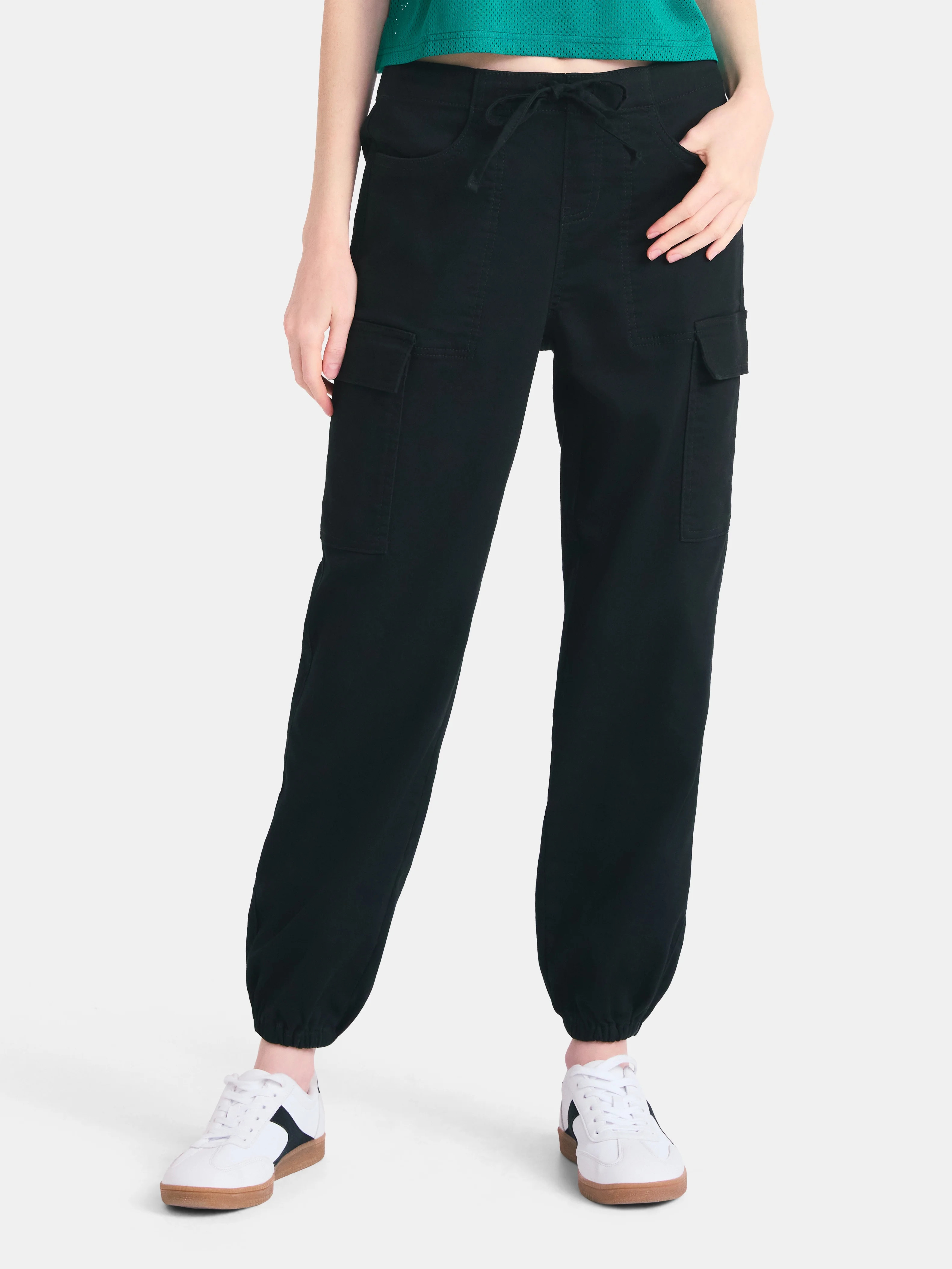 No Boundaries Cargo Joggers, 28'' Inseam, Women's | Walmart (US)