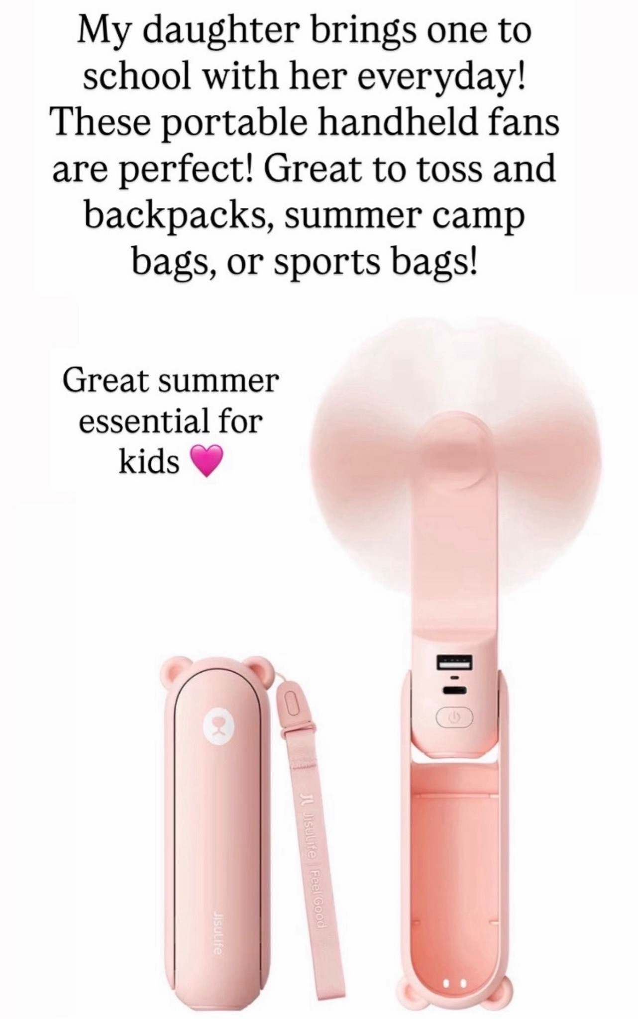 Portable fan for kids

#LTKKids