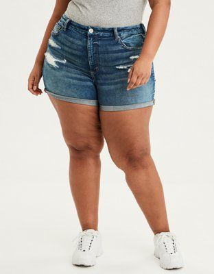 AE Ne(X)t Level Curvy High-Waisted Short Short | American Eagle Outfitters (US & CA)