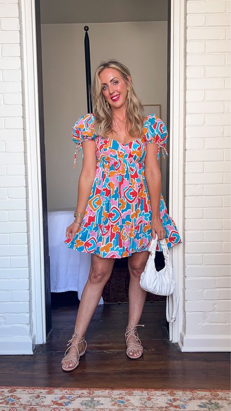 Super vibrant and colorful dress! Perfect for summer events, I wore it on the San Antonio riverwalk! I rented this with my rent the runway membership but I linked another retailer as well! I’m in a Medium!

#LTKtravel #LTKfit #LTKunder50