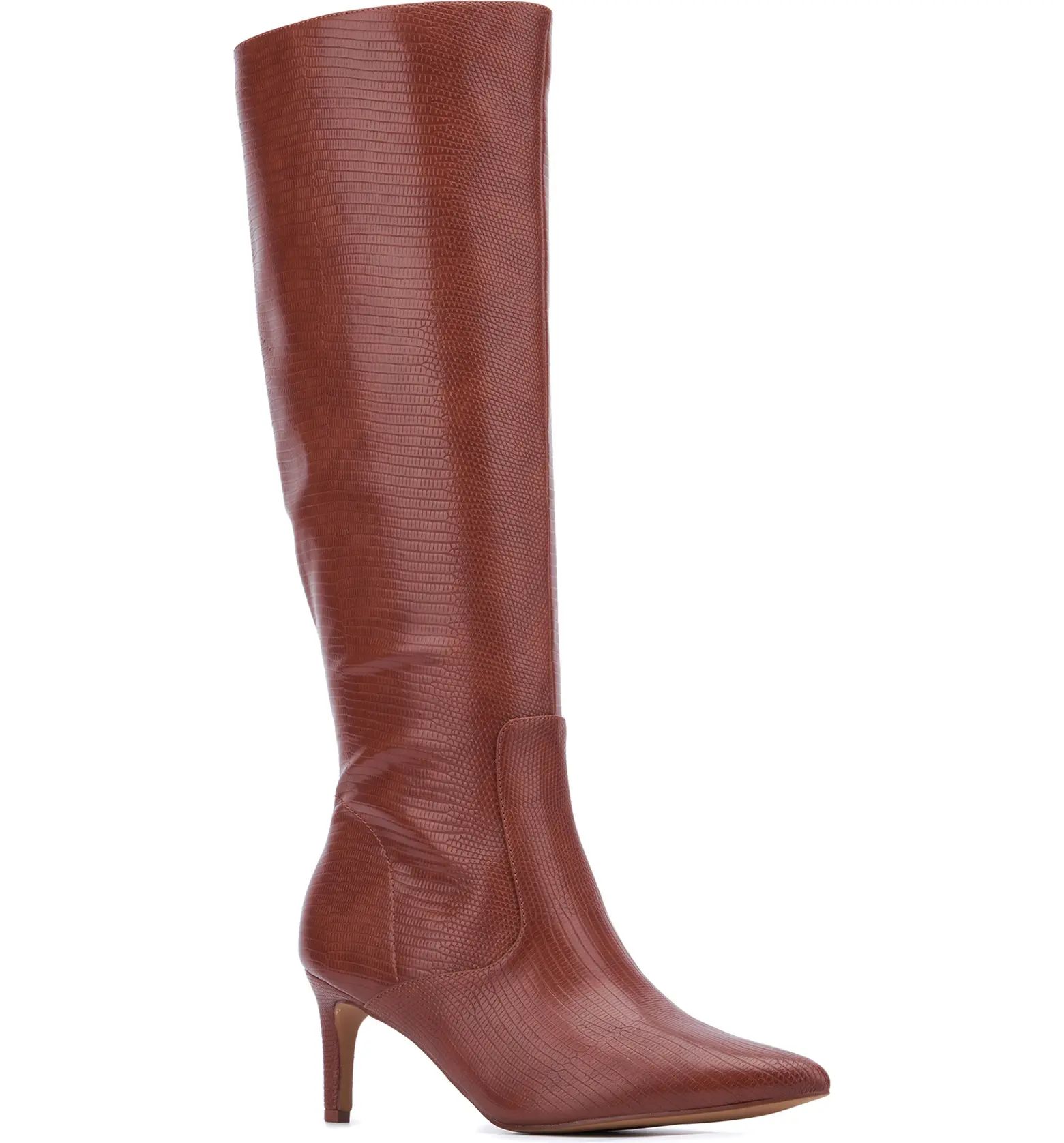 Piper Lizard Embossed Boot (Women) | Nordstrom Rack