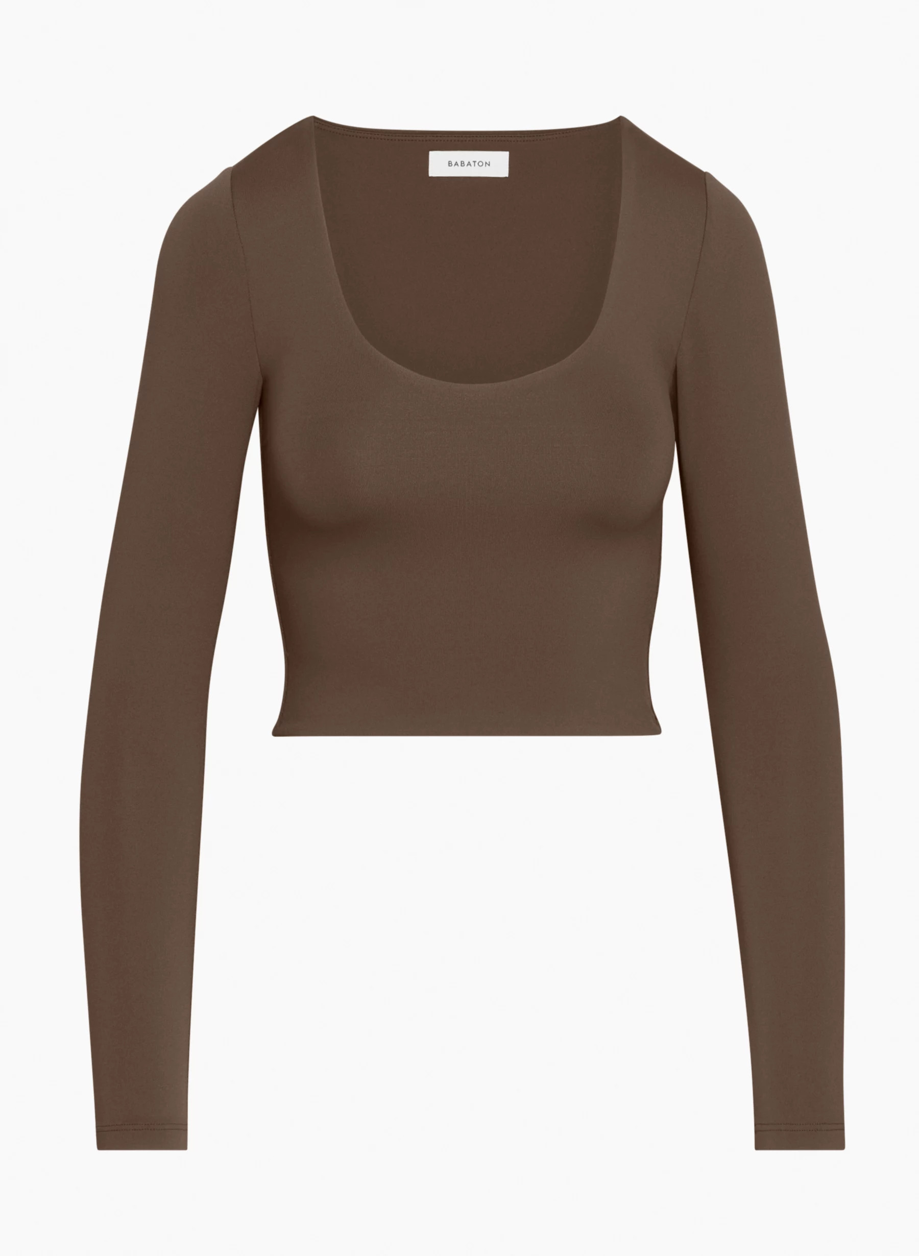CONTOUR SCOOPNECK LONGSLEEVE | Aritzia