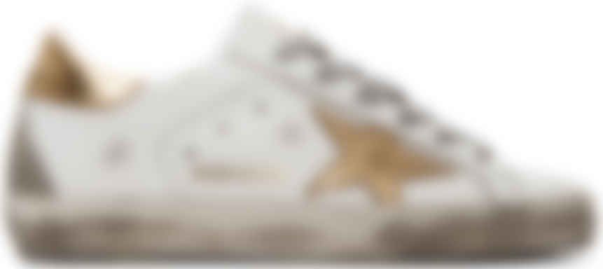 White & Gold Superstar Sneakers | SSENSE