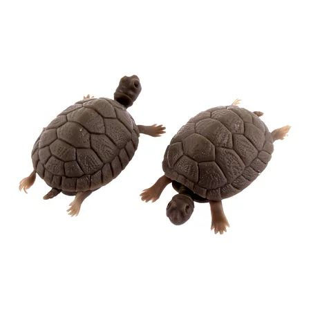 Fish Tank Plastic Tortoise Turtle Aquarium Decorative Ornament 2pcs | Walmart (US)
