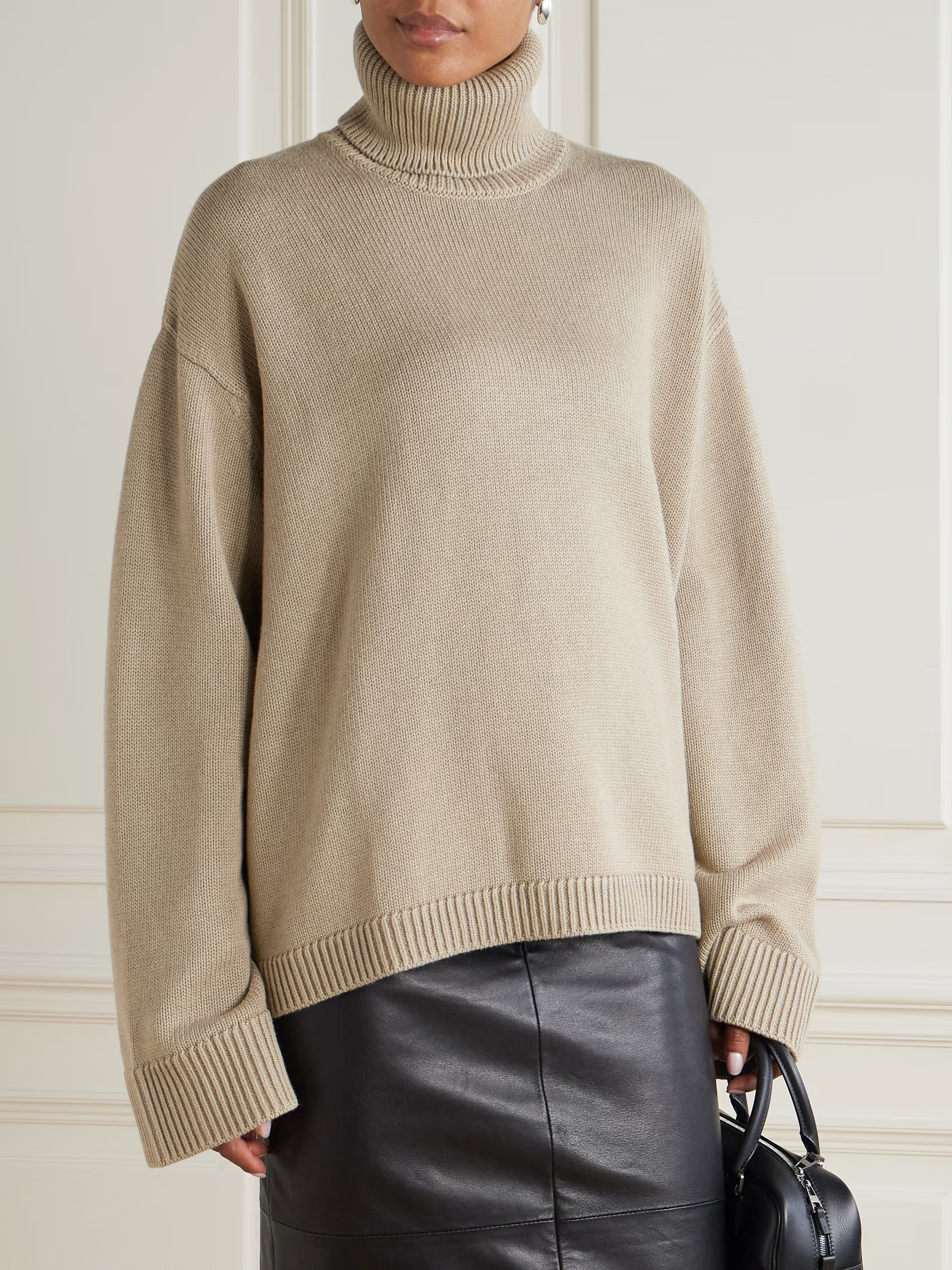 Rhea wool and cotton-blend turtleneck sweater | NET-A-PORTER (UK & EU)