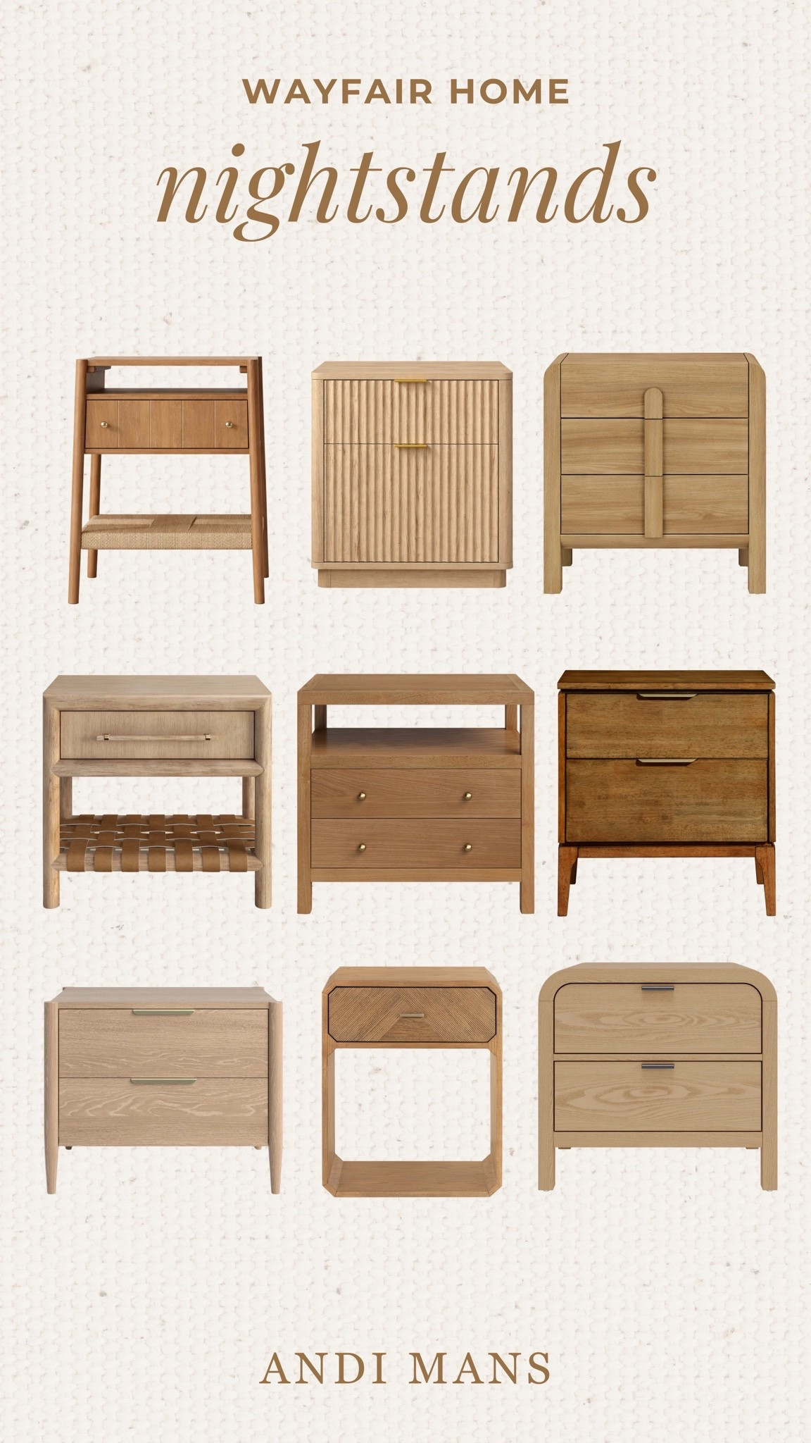 Wayfair nightstand find that are wooden and great affordable price for your bedroom!

#LTKSaleAlert #LTKHome #LTKOver40