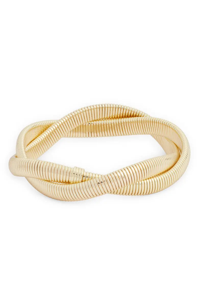Nordstrom Twisted Omega Tubogas Stretch Bracelet | Nordstrom | Nordstrom