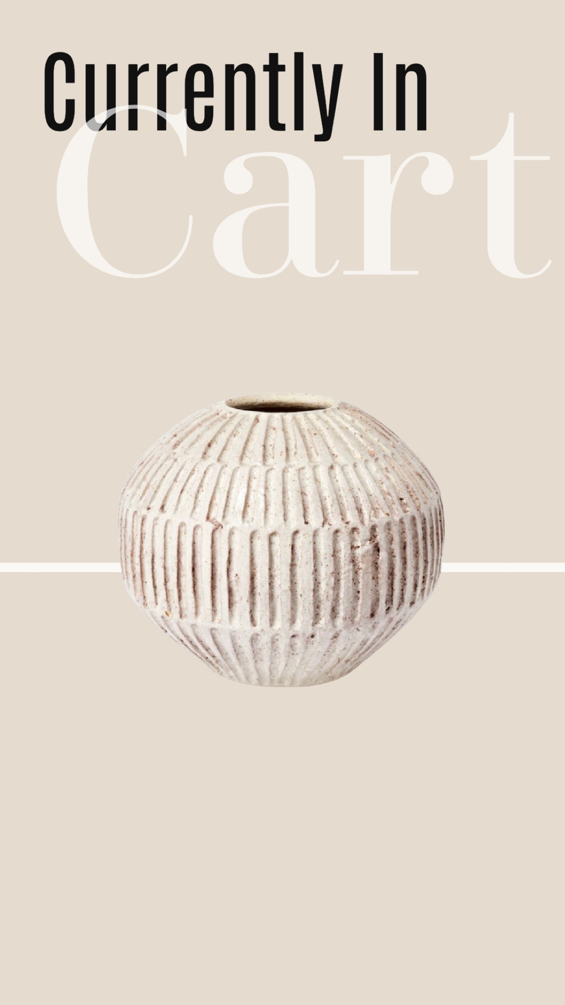 Currently in Cart
Vase

#LTKFind #LTKunder50 #LTKhome