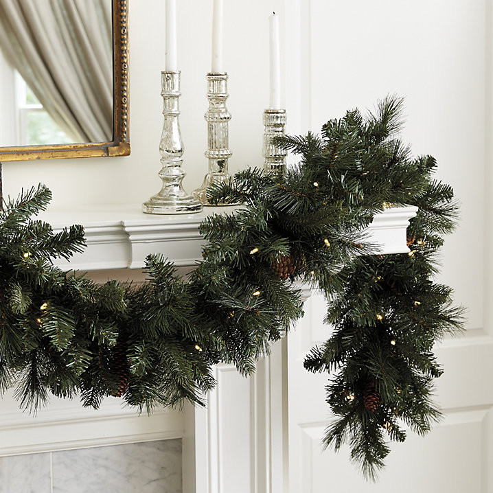 Ballard Classic Prelit Garland | Ballard Designs, Inc.