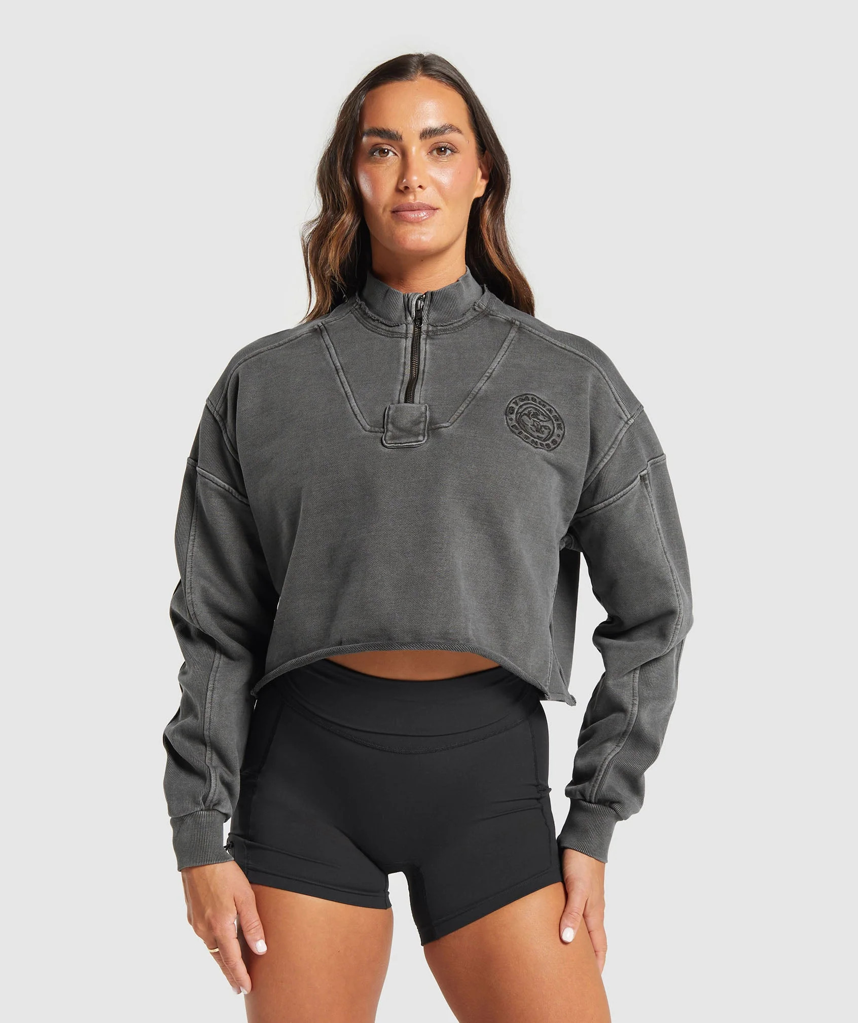 Gymshark Premium Legacy Sweatshirt - Black | Gymshark US