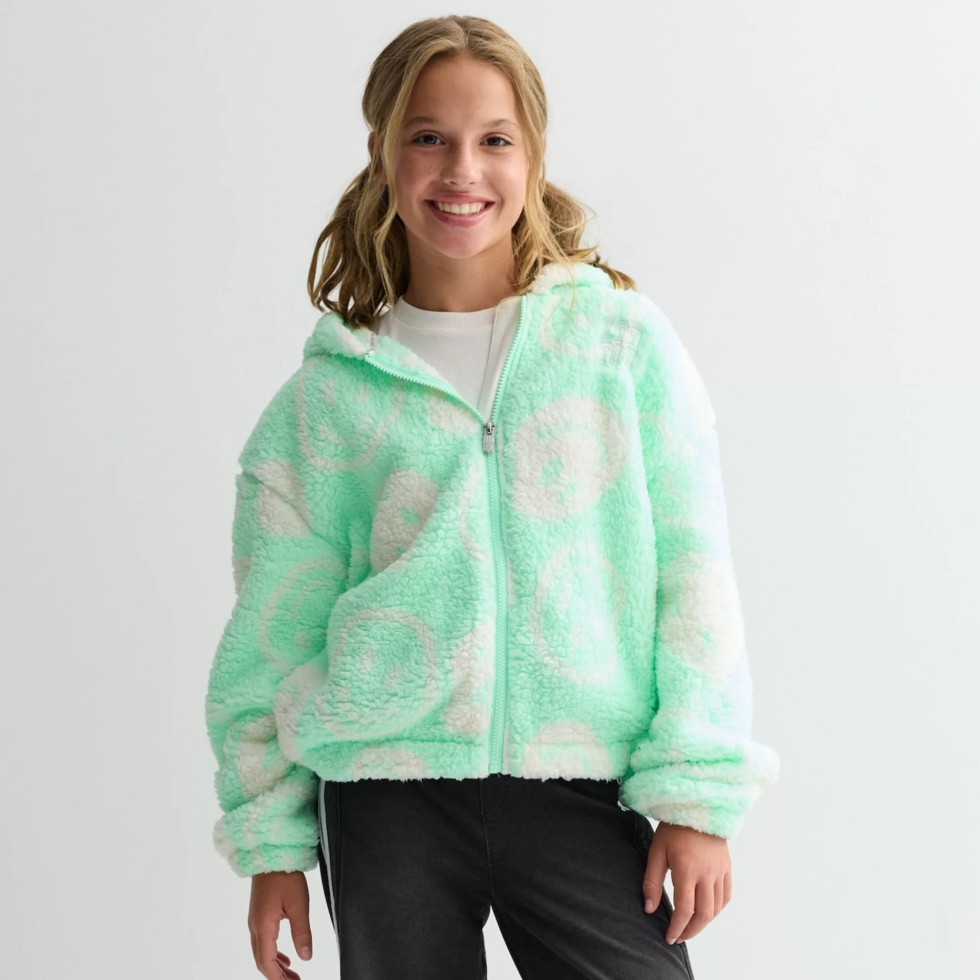 Girls 7-16 Limited Too Sherpa Full Zip Hoodie | Kohl's