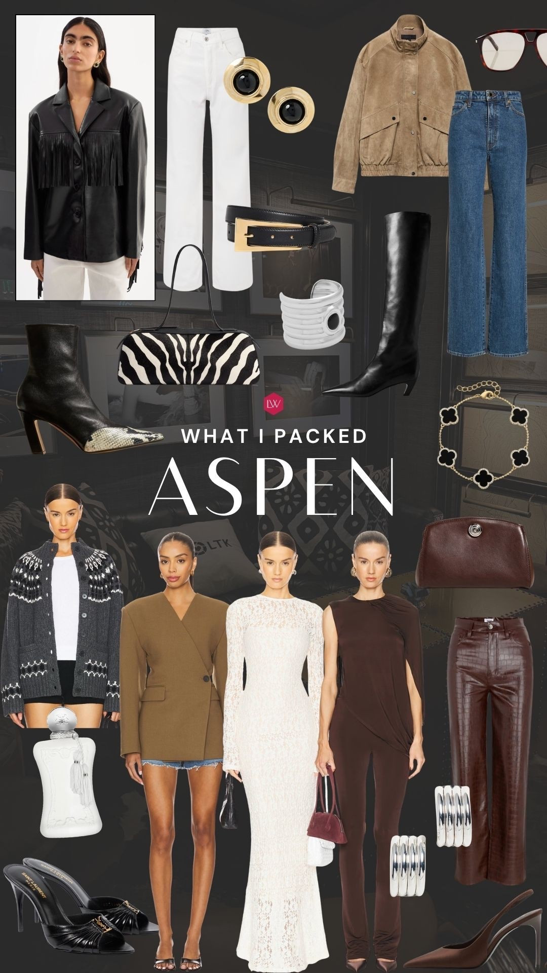 What I packed in Aspen! 🖤

#LTKOver40 #LTKstorytime #LTKSeasonal