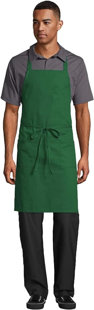Uncommon Threads Unisex Classic Restaurant Bib Apron for Work Uniform | Amazon (US)