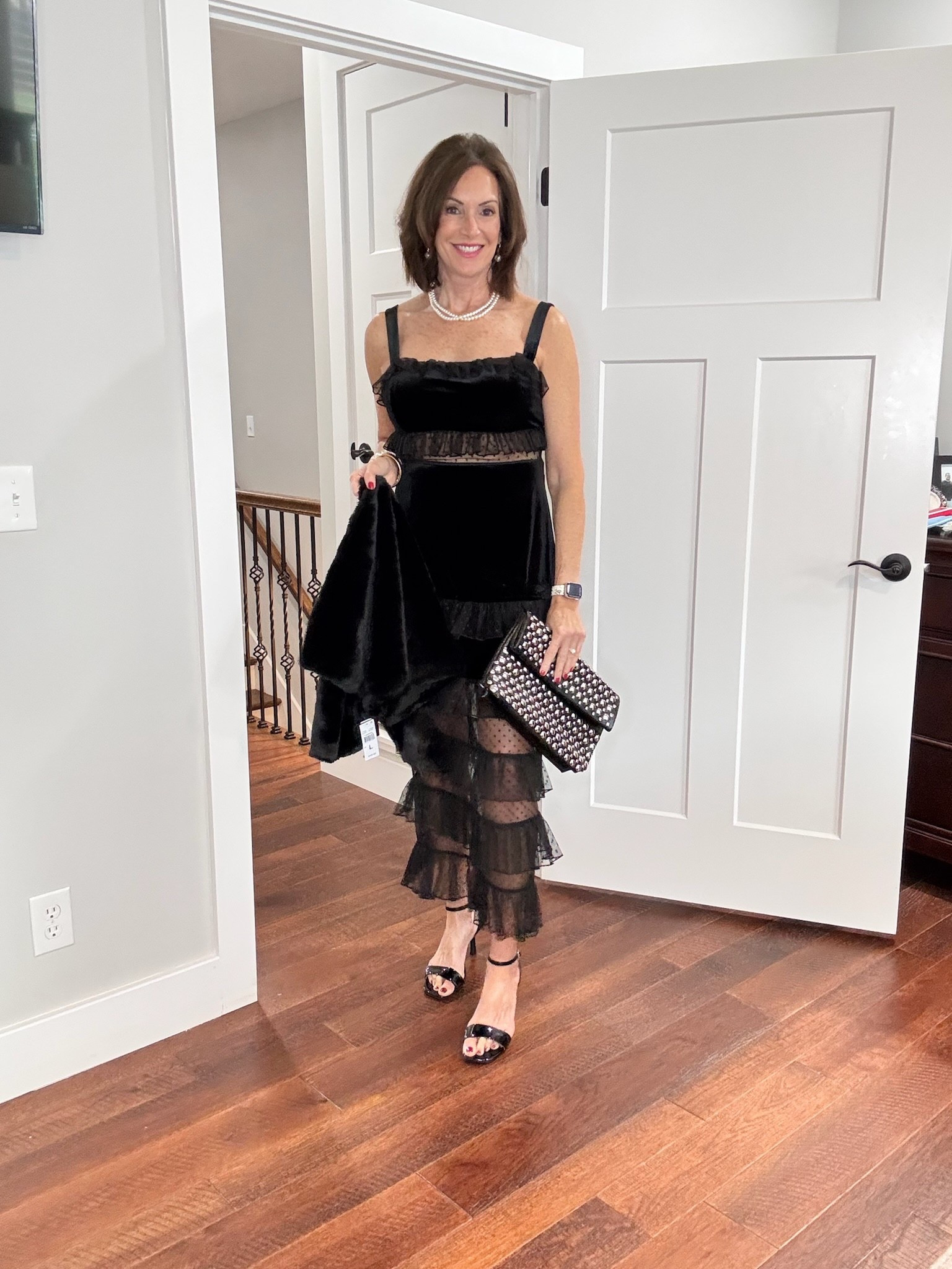 Holiday little black dress! Dress size 12, fur cape size large 

Women’s fashion, what to wear for, sale alert, fashion over 40, fashion over 50, fall outfit ideas, winter fashion, winter styles, winter outfits, winter outfit inspo, holiday styles, holiday outfits, holiday outfit inspo, holiday fashion, trending fashion, chic style



#LTKootd #LTKHoliday #LTKOver40