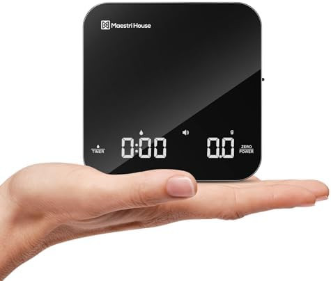 Maestri House Mini Coffee Scale with Timer, USB-C Rechargeable Espresso Scale, 2kg/0.1g Accurate ... | Amazon (US)