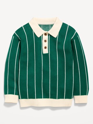 HOLD: Long-Sleeve Collared Sweater for Toddler Boys | Old Navy (CA)