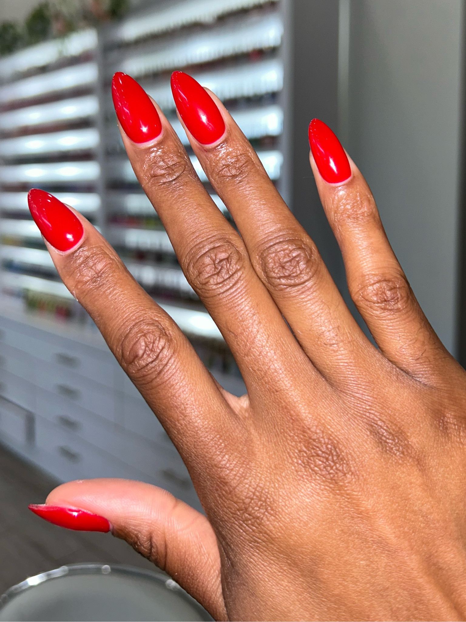Fresh set. Red gone hit every single time no matter the season.

manicure monday, manicure insp, almond nails, gel x, gel nails, diy nails, red gel polish, red nails

#LTKBeauty #LTKStyleTip #LTKFindsUnder50