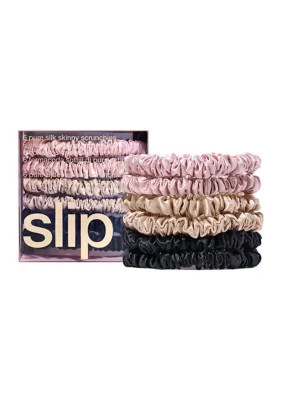 Slip Pure Silk Skinny Scrunchies - 6 Pack | Belk