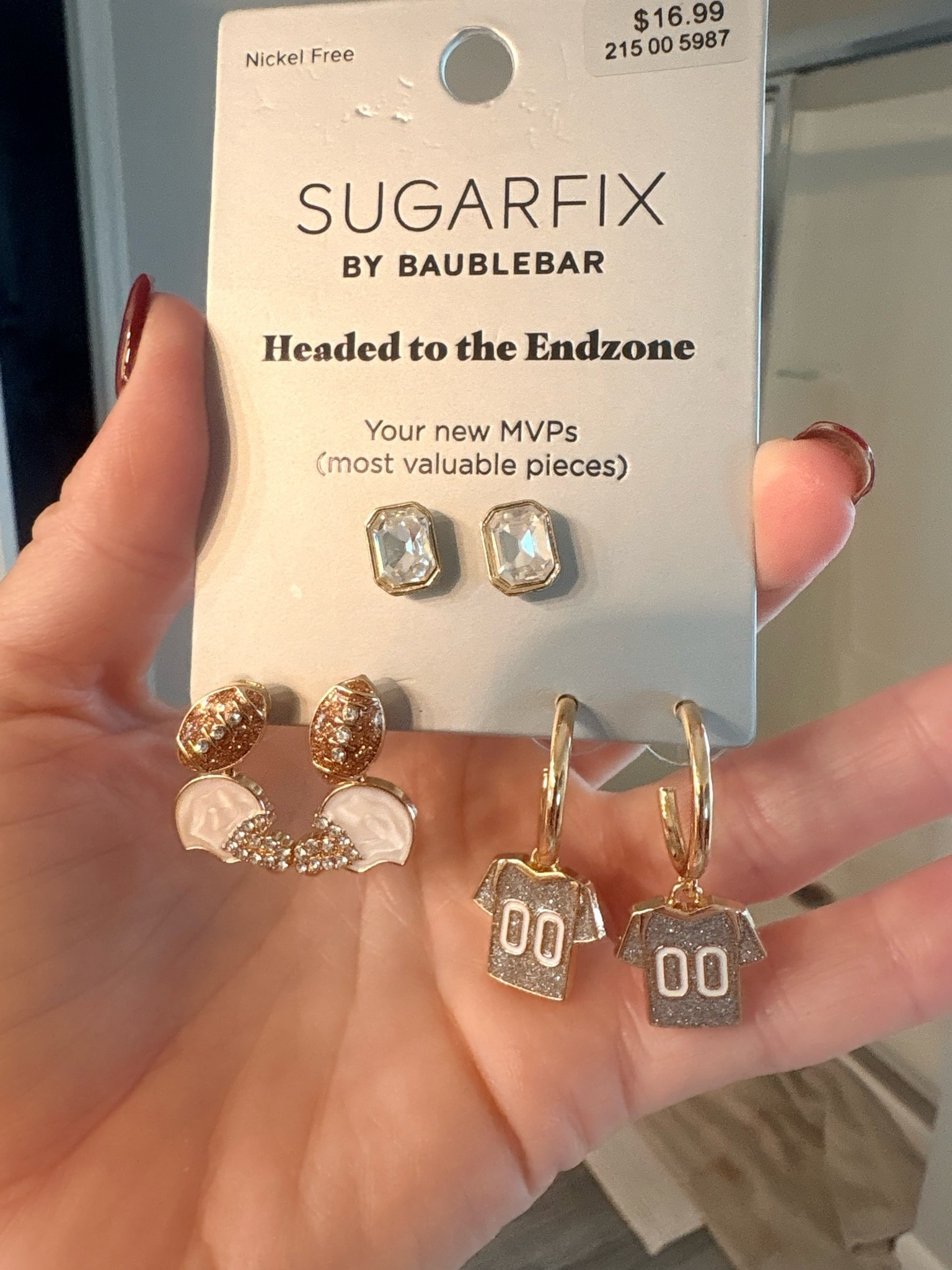 Football earrings

#LTKootd #LTKdayinmylife #LTKBeauty