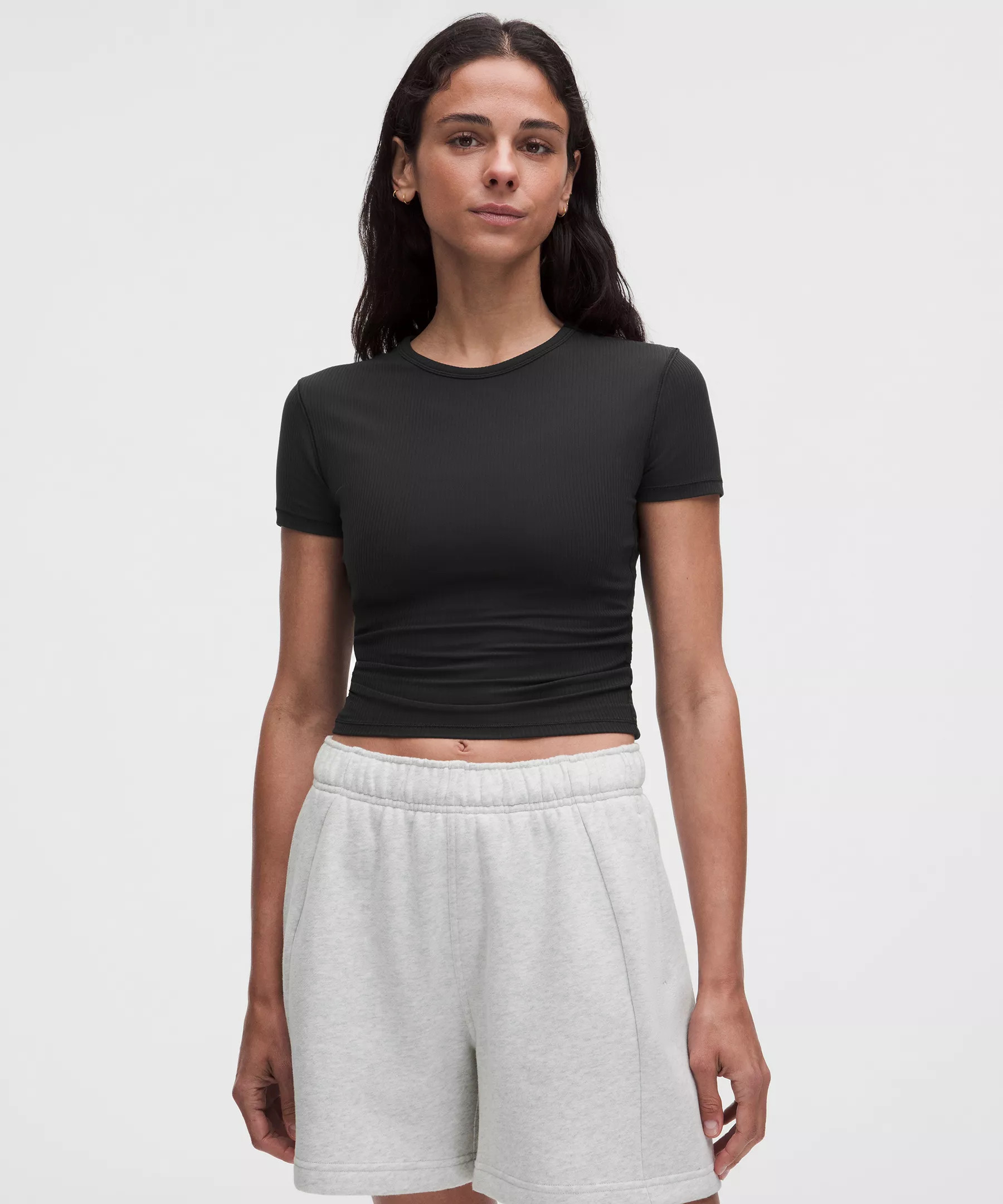 All It Takes Ribbed Keyhole Short-Sleeve Shirt | Lululemon (US)