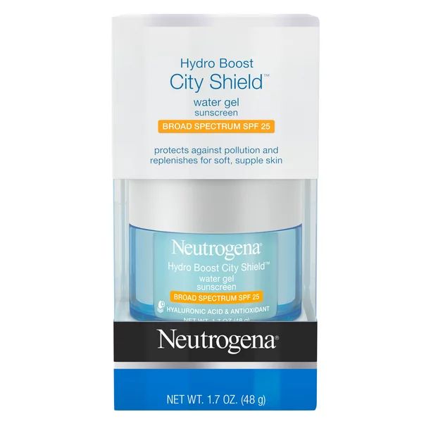 Neutrogena Hydro Boost City Shield Hydrating Water Gel, SPF 25, 1.7 oz - Walmart.com | Walmart (US)