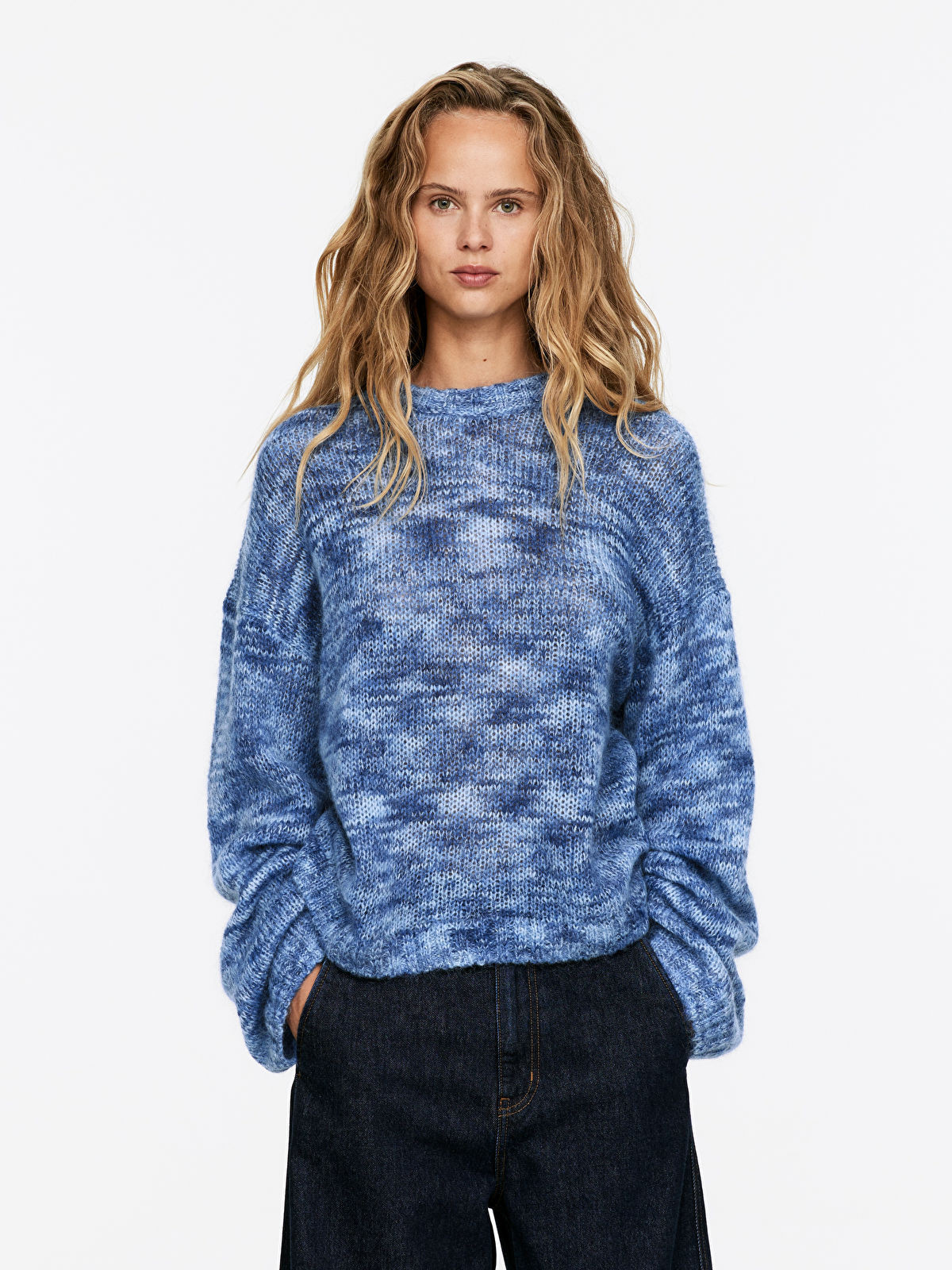 Mohair-Wool Blend Jumper | Arket UK