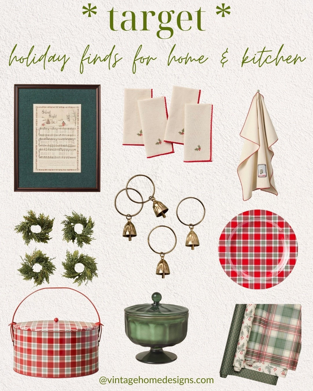 Christmas at Target is so good!

So many festive pieces that are perfect for adding a little holiday cheer to your home. 

Sharing some of my favorites!