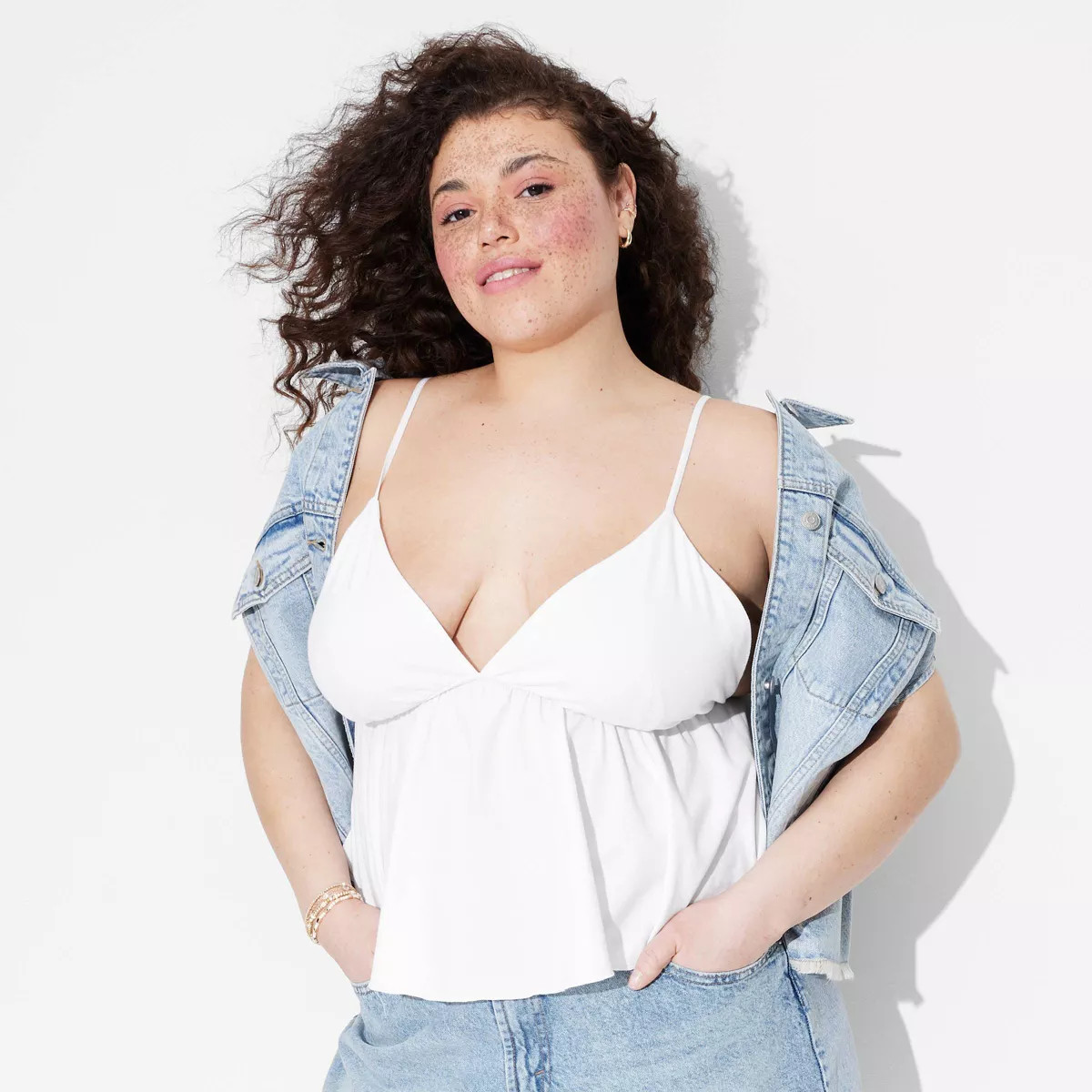 Women's Ruffle Babydoll Cami - Wild Fable™ | Target