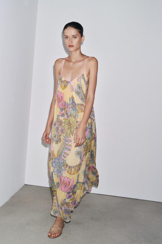 FLORAL PRINT DRESS ZW COLLECTION | Zara US