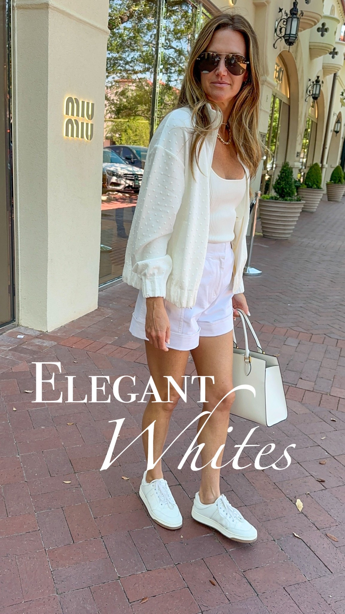 An all white or cream look is instantly elegant 