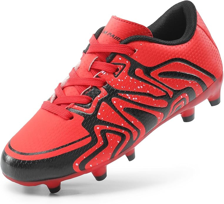 DREAM PAIRS Boys Girls Soccer Cleats Youth Firm Groud Baseball Cleats Sport Athletic Outdoor Trai... | Amazon (US)