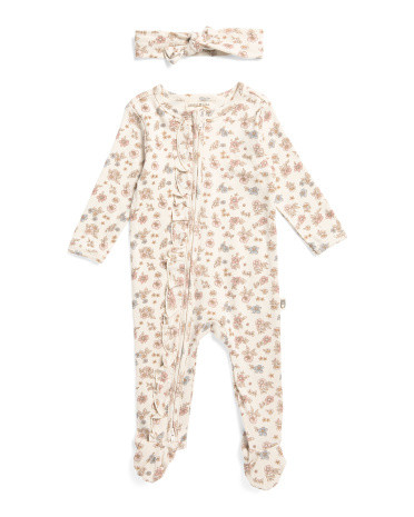 Newborn Girls Coveralls Set | TJ Maxx