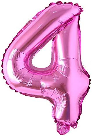 16" inch Single Rose Red Alphabet Letter number Balloons Aluminum Hanging Foil Film Balloon Weddi... | Amazon (US)