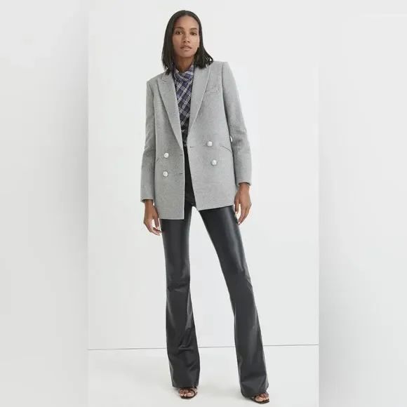 NWT VERONICA BEARD Dickey Jacket ORIA Grey Wool Cashmere Women Blazer Coat | Poshmark