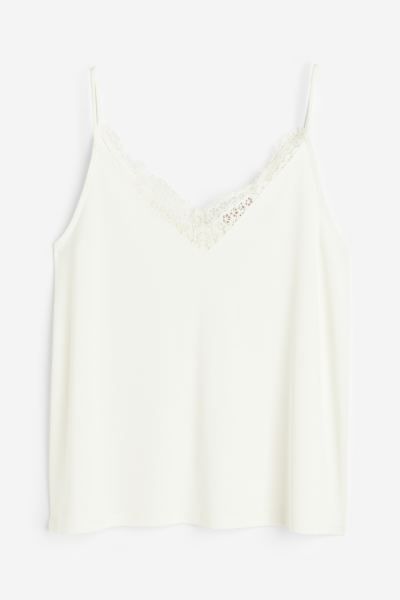 Lace-trimmed Camisole Top | H&M (US)