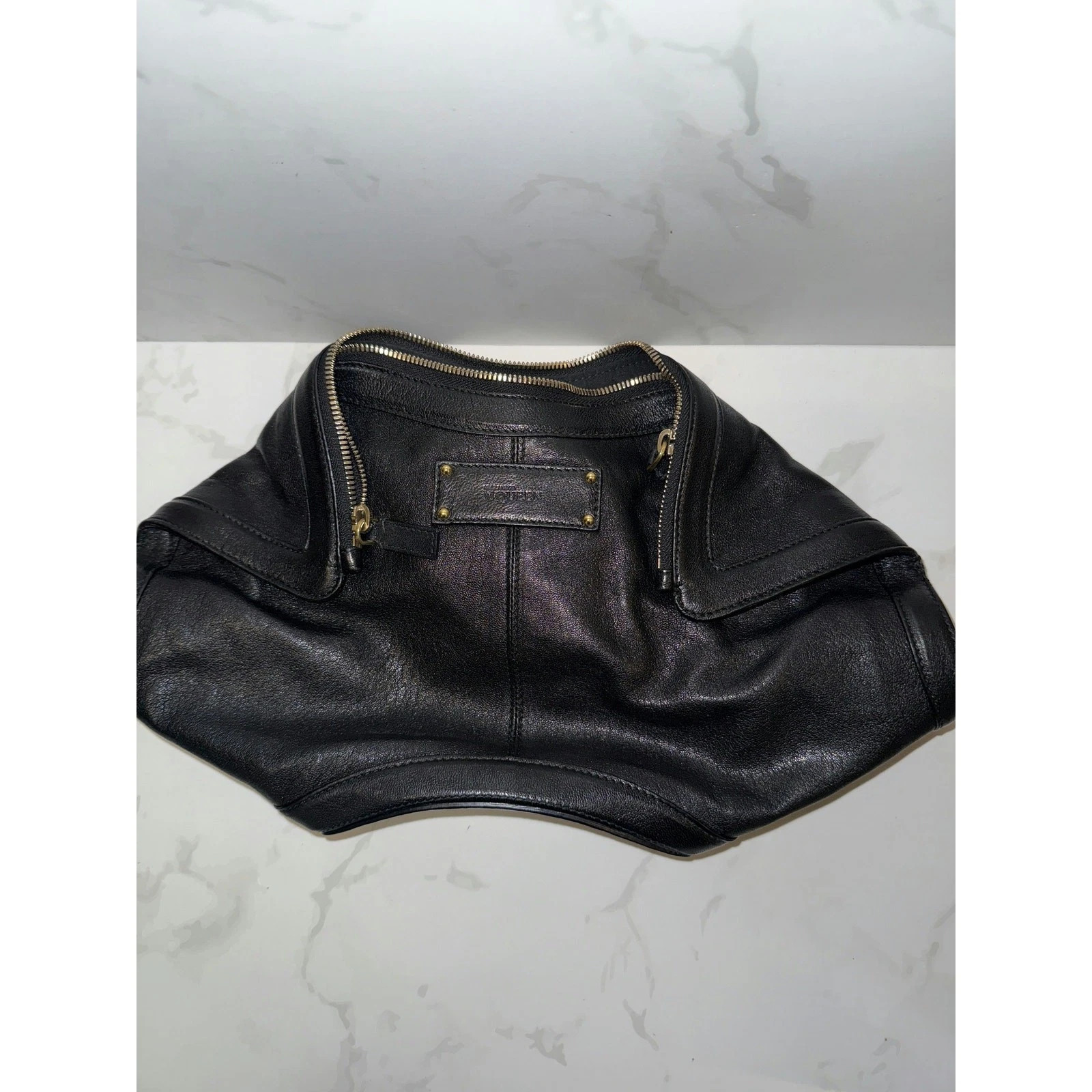 Alexander McQueen Black Leather Clutch | eBay US