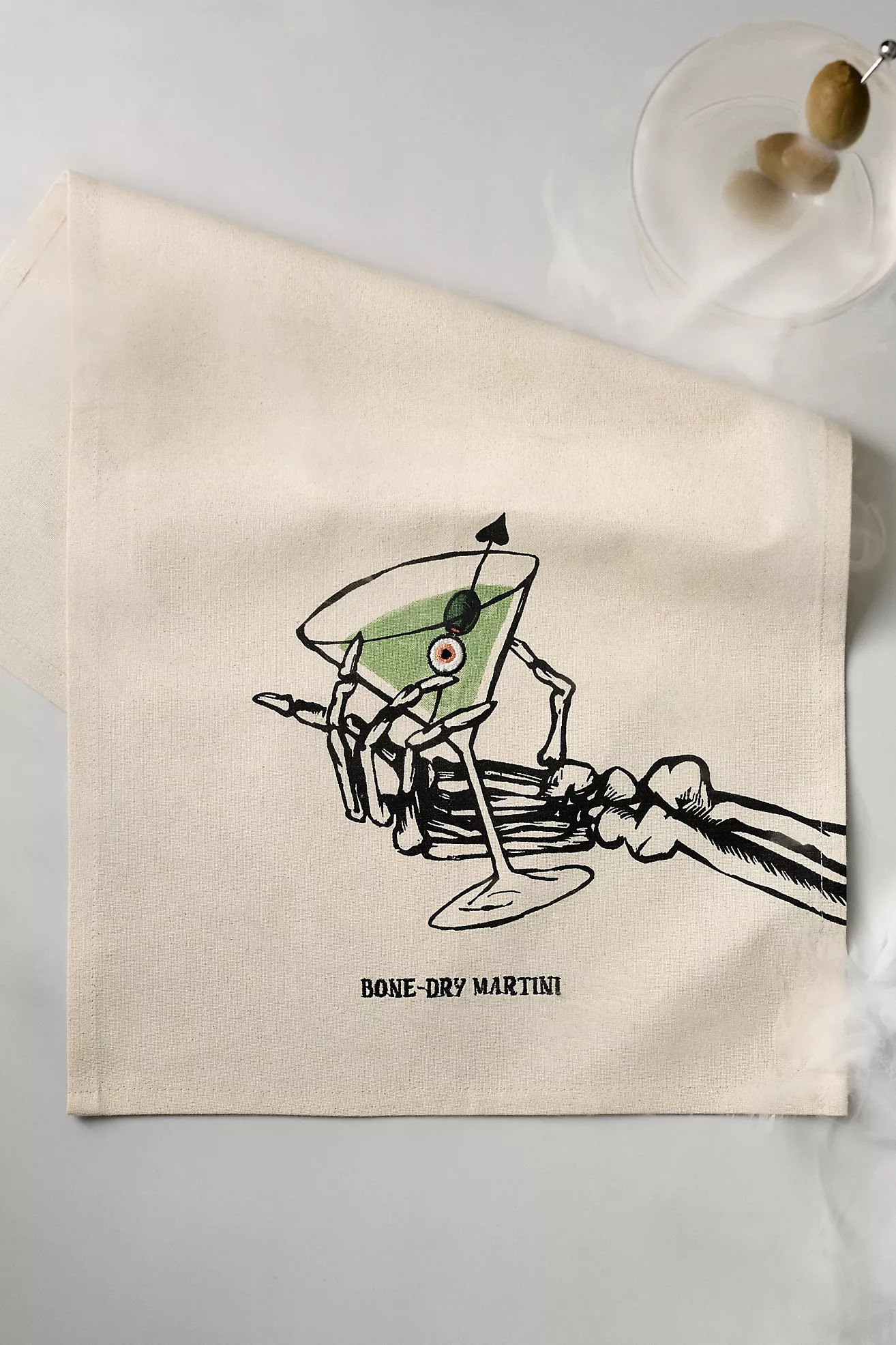 Bone-Dry Martini Bar Towel | Anthropologie (US)